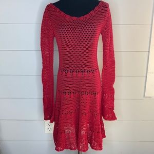 Free People knit Belle dress/swimsuit cover